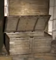 The chest behind the blueprint